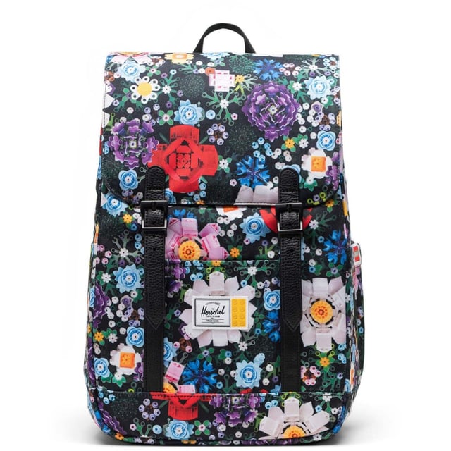 Herschel x LEGO Collection. Carry the essentials with the limited-edition Herschel Retreat Small Backpack, reimagined with custom LEGO prints and labels. Designed for busy lives, this alpine-inspired bag easily holds your tools and tech.