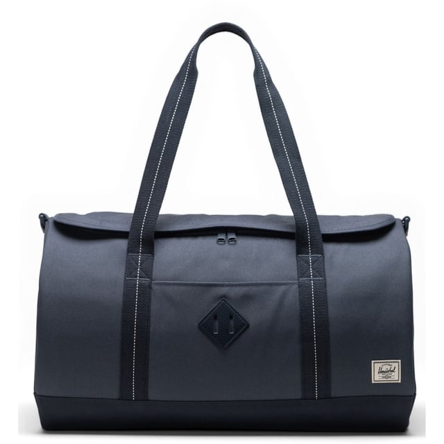 Pack for last-minute plans. Made with our signature diamond detail and 100% recycled EcoSystem fabrics, the Herschel Heritage Duffle offers easy-access packing with a U-shaped opening for spontaneous trips and weekends away.
