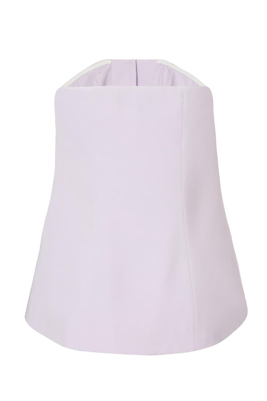 - Woven finish - Bandeau style - Button front - Split hem - Longline fit - Model height: 5'8" - Model wears uk 8 / us 4 / eur 36 - Always check the wash care label - Cool hand wash with mild detergent