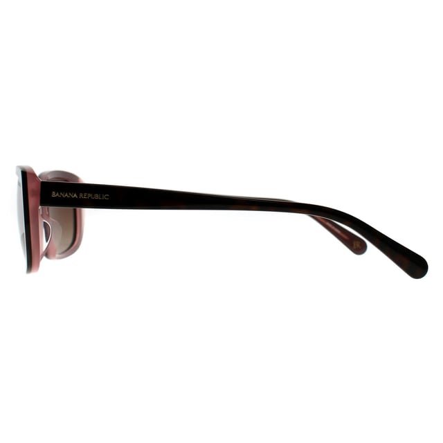 Banana Republic Rectangle Womens Brown Havana Pink Brown Gradient Polarized BR 2008/S  Sunglasses feature a bold, contemporary frame that adds a touch of modern sophistication to your look. Perfect for those who want eyewear that is both stylish and functional.