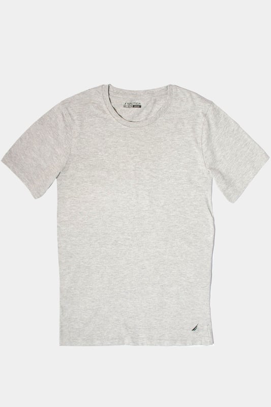 A staple, these super-soft, crewneck cotton tees offer easy, all-day comfort and layering. 3 pack of same colour.