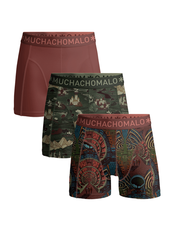 De Boxershorts/Onderbroeken van Muchachomalo zitten als gegoten en zijn gemaakt van hoogwaardig katoen. Een zachte elastische logotailleband van microvezelstof zorgt voor extra comfort. Specificaties • Normale Pasvorm • Vlakke gestikte naden voor extra comfort • Zachte Waistband met het Muchachomalo Logo Onderhoud • Wassen op 30 graden • Niet in de droger • Strijken op matig warme stand (2 stippen) Waarom Muchachomalo? Muchachomalo werkt alleen met fabrieken die BSCI en OEKO-TEX gecertificeerd zijn. Deze fabrieken hebben als doel arbeidsomstandigheden continu te verbeteren. Zij strijden voor het recht op het vormen van een vakbond, veilige werkomstandigheden en zijn tegen dwang- en kinderarbeid. Ook stellen zij consumenten en bedrijven in staat om zelf verantwoordelijke beslissingen te nemen die onze planeet beschermen voor de toekomstige generaties.
