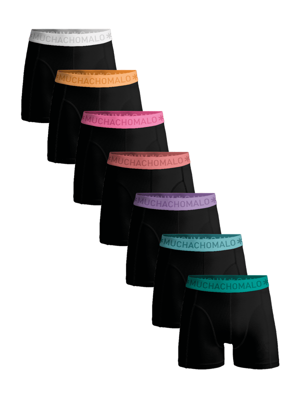 Die Boxershorts/Slips von Muchachomalo sind perfekt geschnitten und aus hochwertiger Baumwolle gefertigt. Ein weiches und elastisches Bündchen mit dem Microfaser-Logo sorgt für zusätzlichen Komfort.  Spezifikationen • Normale Passform • Flache Nähte für zusätzlichen Komfort • Weiches Bündchen mit dem Muchachomalo-Logo  Pflegehinweise • Waschbar bei 30 Grad • Nicht im Trockner trocknen • Bei mittlerer Temperatur bügeln (2 Punkte)  Warum Muchachomalo? Muchachomalo arbeitet nur mit BSCI- und OEKO-TEX-zertifizierten Fabriken. Diese Fabriken haben sich verpflichtet, die Arbeitsbedingungen kontinuierlich zu verbessern. Sie setzen sich für das Recht ein, Gewerkschaften zu bilden, sorgen für sichere Arbeitsbedingungen und lehnen Zwangsarbeit sowie Kinderarbeit ab. Sie ermöglichen es auch Verbrauchern und Unternehmen, verantwortungsbewusste Entscheidungen zu treffen, die unseren Planeten für zukünftige Generationen schützen.