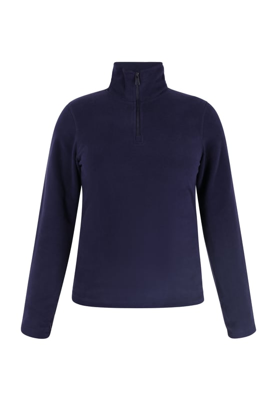 Entdecken Sie den Fleecepullover mit hohem Kragen, eine perfekte Kombination aus Stil und Funktion. Mit seinem praktischen Teilreißverschluss für anpassbare Bedeckung und den langen Ärmeln ist dieses schlichte und doch schicke Stück ideal für den Alltag oder legere Ausflüge. Genießen Sie Wärme und Komfort mit diesem vielseitigen Fleecepullover.  Fleecepullover