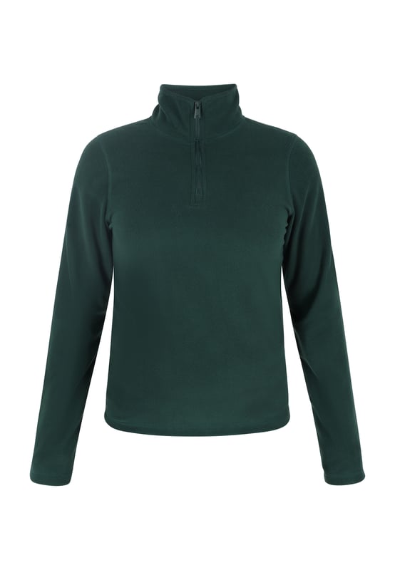 Entdecken Sie den Fleecepullover mit hohem Kragen, eine perfekte Kombination aus Stil und Funktion. Mit seinem praktischen Teilreißverschluss für anpassbare Bedeckung und den langen Ärmeln ist dieses schlichte und doch schicke Stück ideal für den Alltag oder legere Ausflüge. Genießen Sie Wärme und Komfort mit diesem vielseitigen Fleecepullover.  Fleecepullover