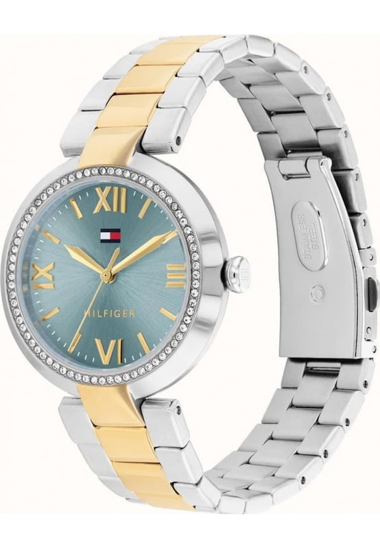 Tommy Hilfiger 1782680 - Reloj para mujer cuarzo acero inoxidable&bull; material: acero inoxidable&bull; cristal: min&egrave;ral&bull; pulsera: acero inoxidable&bull; correa: gris&bull; resistencia al agua: 0 m (0 ATM)&bull; tama&ntilde;o de la caja: 34 mm