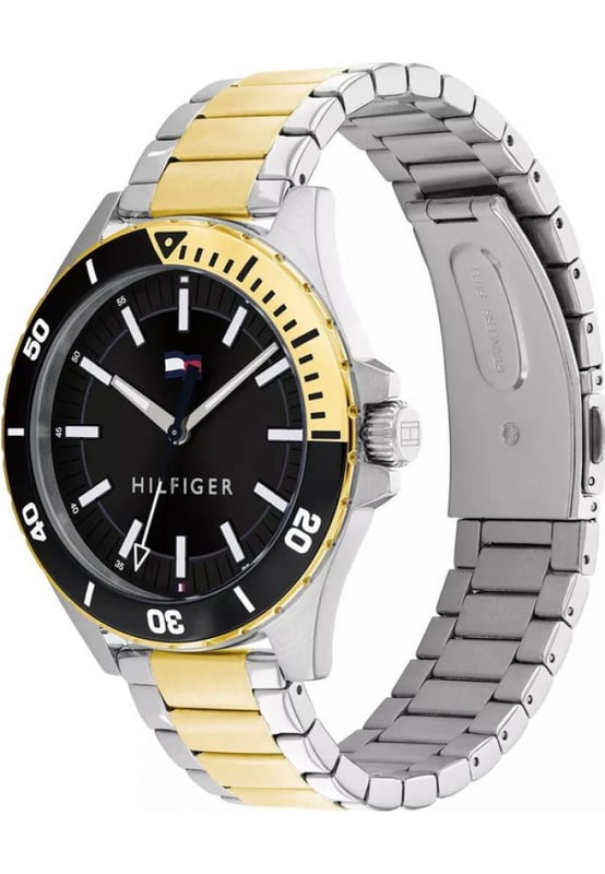 Tommy Hilfiger 1792013 - Reloj para hombre cuarzo acero inoxidable&bull; material: acero inoxidable&bull; cristal: min&egrave;ral&bull; pulsera: acero inoxidable&bull; correa: gris&bull; resistencia al agua: 50 m (5 ATM)&bull; tama&ntilde;o de la caja: 43 mm
