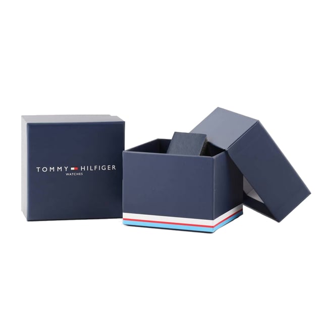Tommy Hilfiger 1792013 - Reloj para hombre cuarzo acero inoxidable&bull; material: acero inoxidable&bull; cristal: min&egrave;ral&bull; pulsera: acero inoxidable&bull; correa: gris&bull; resistencia al agua: 50 m (5 ATM)&bull; tama&ntilde;o de la caja: 43 mm