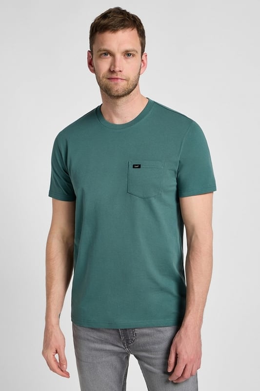 GB - Lee - POCKET TEE EVERGREEN - REGULAR - 100% COTTON