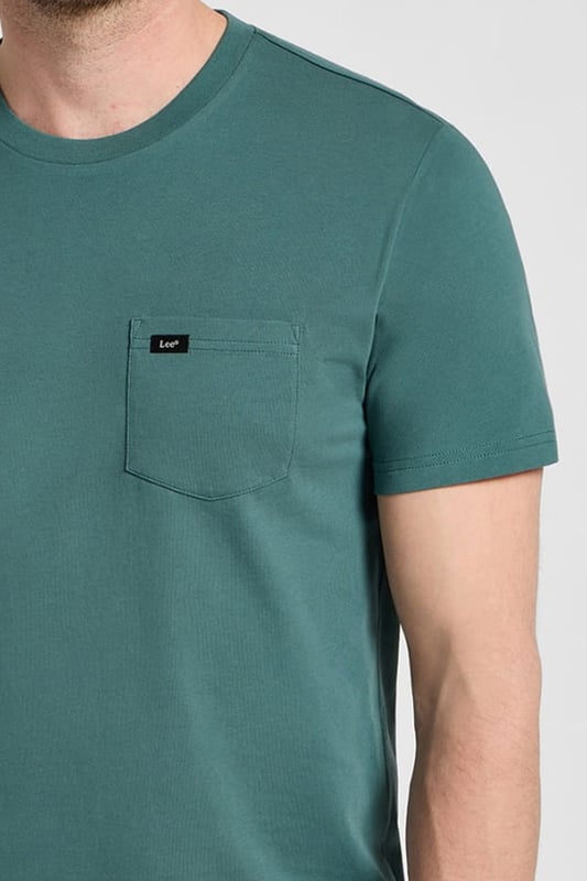 GB - Lee - POCKET TEE EVERGREEN - REGULAR - 100% COTTON