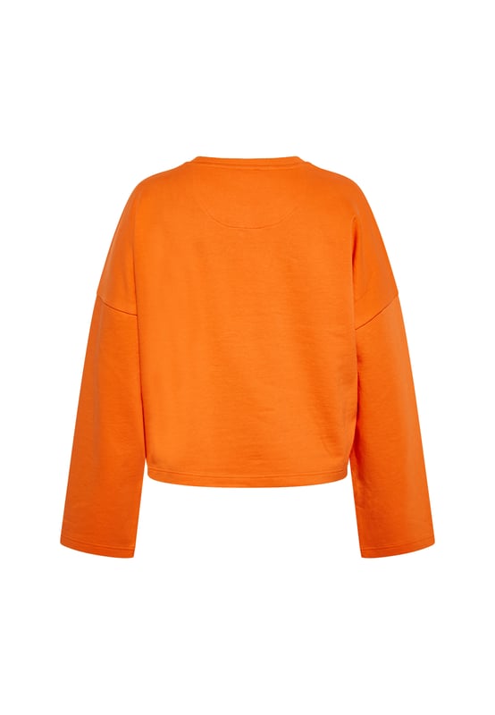 Wir stellen unsere neueste Ergänzung der Kollektion vor: ein langärmeliges Sweatshirt mit Rundhalsausschnitt. Dieses lässig geschnittene Sweatshirt verfügt über eine gerippte Struktur an Ausschnitt, Bündchen und Saum für zusätzlichen Komfort. Die Vorderseite ziert ein inspirierendes Zitat „LEBE DEINEN TRAUM“, umgeben von kunstvollen floralen Motiven in einer dekorativen Umrandung. Perfekt für den Alltag geeignet, ist dieses Sweatshirt entworfen, um Aufmerksamkeit zu erregen. Gegen einen schlichten Hintergrund bleibt der Fokus auf dem einzigartigen Grafikprint und den Design-Details. Veredeln Sie Ihre Garderobe mit diesem Must-Have-Stück.  Sweatshirt