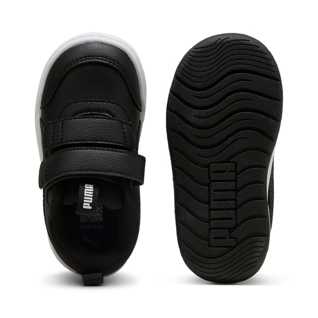 PRODUCT STORY: The Multiflex is back and better than ever! Now available in Low, Mid, and Boot styles, this everyday sneaker is built for active kiddos—perfect for school, playtime, and everything in between. With a durable, flexible design and a comfy fit for all-day wear, plus a kid-friendly hook-and-loop closure for quick on and off, these sneakers make every step easy. Get up and go with Multiflex! FEATURES & BENEFITS: KinderFit® sockliner print to help find the correct fit. DETAILS: Width: Regular; Toe Type: Rounded; Fastener: Hook and Loop; Heel type: Flat; Lining: Textile; Outsole: Rubber; Breathable mesh lining; Soft EVA sockliner; PUMA Toddlers: Recommended for toddlers between 0 and 4 years.