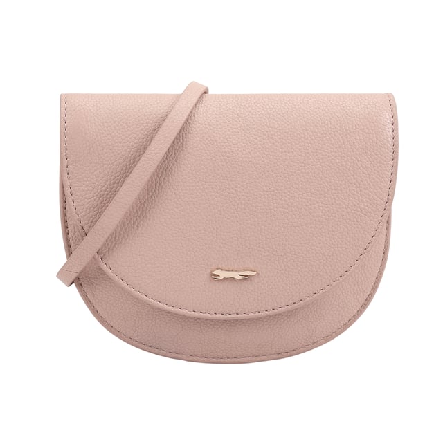 Discover the Hades Half-Moon Crossbody Bag, a perfect blend of elegance and functionality. This chic bag features stylish double flaps that enhance its sophisticated design, while the sleek silhouette is beautifully complemented by a refined metal logo at the front. With an adjustable shoulder strap, this bag offers comfort and convenience, making it an ideal accessory for any occasion. Elevate your outfit with this versatile crossbody bag that effortlessly combines style and practicality.