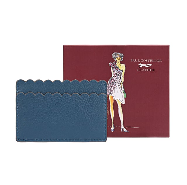 Introducing the Elegant Scallop Leather Card Holder, meticulously crafted from soft, genuine leather. This stylish accessory features exquisite scallop detailing that adds a touch of sophistication to your everyday essentials. Perfectly designed to organize your travel or bank cards, this card holder is not just practical but also a fashion statement. It comes beautifully packaged in a gift box, making it an ideal gift for yourself or a loved one. Elevate your accessory game with this must-have leather card holder.