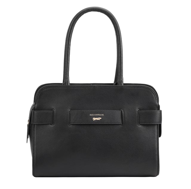 Discover the Colima bag by Paul Costelloe, designed to combine style and functionality. With its generous silhouette, this handbag provides ample space for all your essentials and more. Featuring comfortable top handles, a large main compartment, an internal zipped pocket, and an additional neat pocket for organization, the Colima bag is perfect for any occasion. Elevate your wardrobe with this chic accessory that effortlessly complements any outfit.