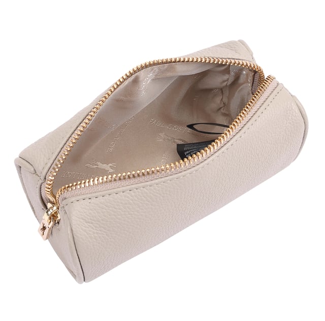 Discover the perfect blend of style and functionality with our medium-sized makeup and jewellery case, crafted from luxurious soft leather. Designed for travel, this elegant case offers a compact yet spacious solution for organizing your essentials effortlessly. Its sophisticated design makes it an ideal gift for loved ones or a delightful treat for yourself. Elevate your travel experience with this chic accessory that keeps your beauty and jewellery items secure and easily accessible.