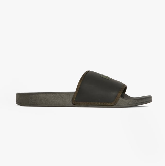 These men's sliders feature a polyurethane upper, neoprene lining, and rubber sole for lightweight comfort. Ideal for casual wear, they are slip-on and easy to clean