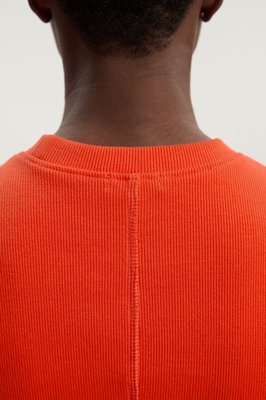 Compact Jersey Ribbed T-Shirt