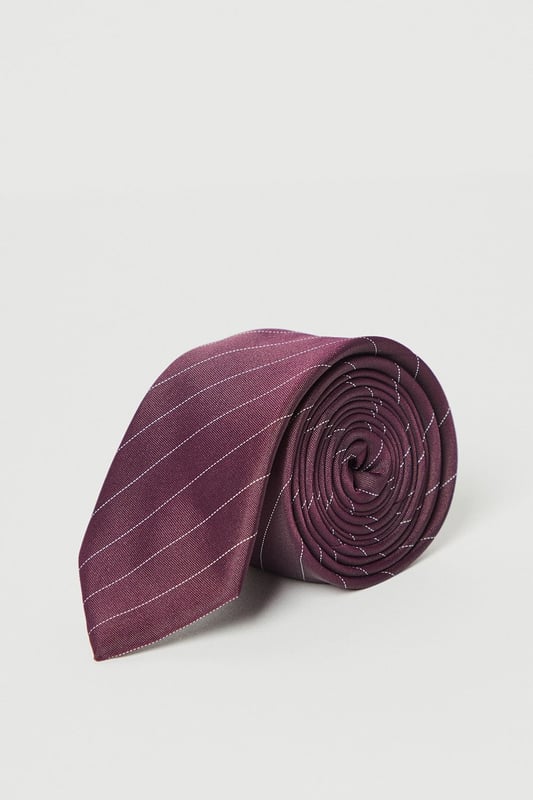Burgundy Stripe Tie