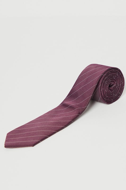 Burgundy Stripe Tie