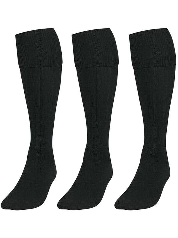 Engineered to UK standards, these ultimate all-round sports socks for kids deliver comfort, durability, and performance for every game. Perfect for football, rugby, hockey, and more, they feature a snug, supportive fit that stays secure during intense play. Breathable and soft, they help keep feet cool and dry, while reinforced areas add lasting strength. Available in classic sports colours—Black, Navy, Red, Royal, and White
