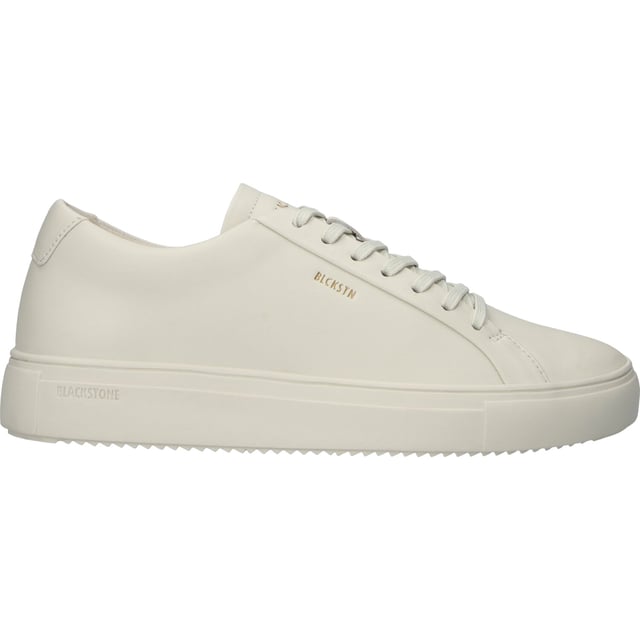 Sneaker (low) der Marke Blackstone. In der Farbe DELICATE STONE. Hergestellt aus Leather mit einem Futter aus Leather. Dieser Schuh ist mit einer Cup Sohle gefertigt.
