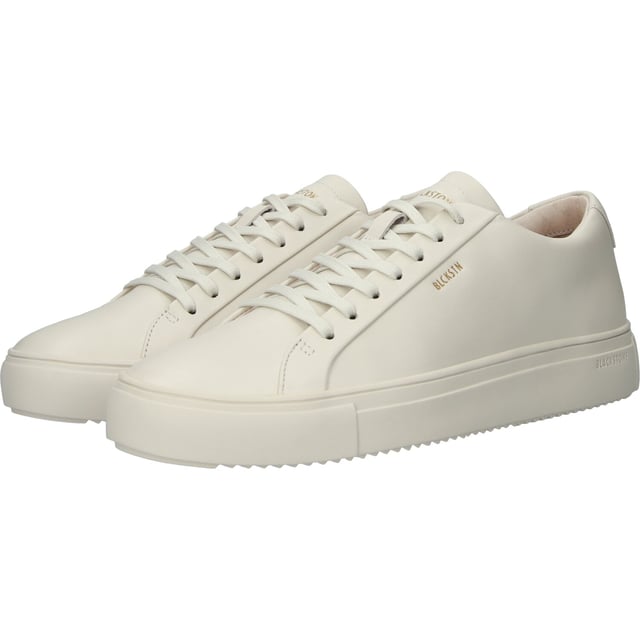 Sneaker (low) der Marke Blackstone. In der Farbe DELICATE STONE. Hergestellt aus Leather mit einem Futter aus Leather. Dieser Schuh ist mit einer Cup Sohle gefertigt.