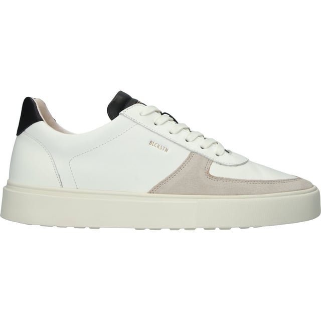Sneaker (low) der Marke Blackstone. In der Farbe WHITE BLACK. Hergestellt aus Leather mit einem Futter aus Leather. Dieser Schuh ist mit einer Cup Sohle gefertigt.