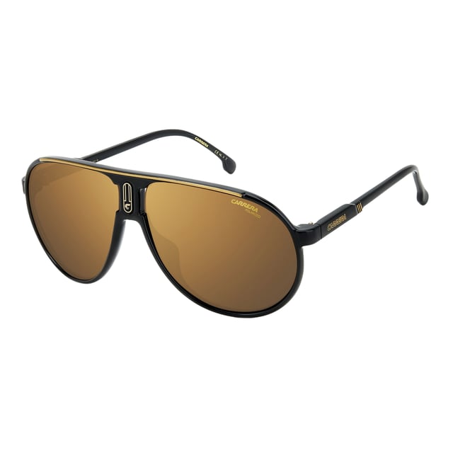 Gafas de sol de hombre de color negro - Carrera CHAMPION65N2M• material: acetato• color: negro• tamaño: 62/12/130 mm (longitud de la lente / ancho del puente / longitud de la varilla)  CATEGORY 3-POLARIZED