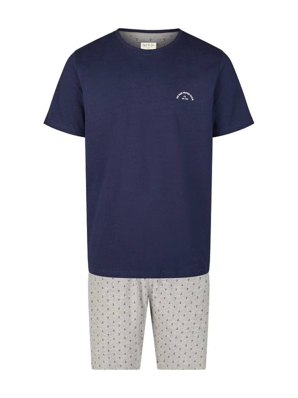 Cómodo pijama de Phil & Co. Berlín. El pijama tiene un corte amplio, holgado y acogedor. La cintura muy elástica y suave ejerce poca presión y hace que sean cómodos de llevar. Los conjuntos se componen de un pantalón y un top en diferentes diseños.