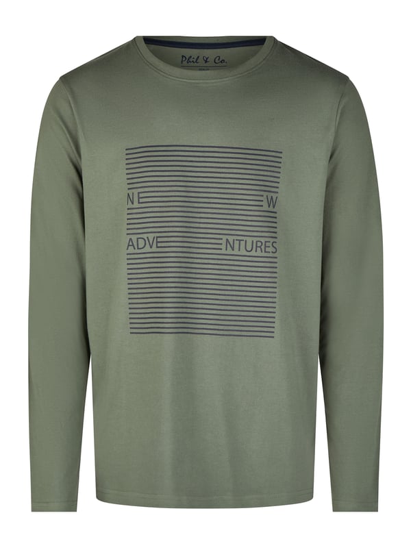 Cómodo pijama de Phil & Co. Berlín. El pijama tiene un corte amplio, holgado y acogedor. La cintura muy elástica y suave ejerce poca presión y hace que sean cómodos de llevar. Los conjuntos se componen de un pantalón y un top en diferentes diseños.