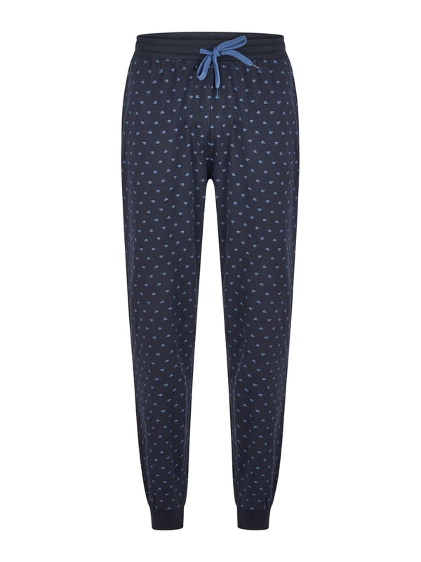 Cómodo pijama de Phil & Co. Berlín. El pijama tiene un corte amplio, holgado y acogedor. La cintura muy elástica y suave ejerce poca presión y hace que sean cómodos de llevar. Los conjuntos se componen de un pantalón y un top en diferentes diseños.