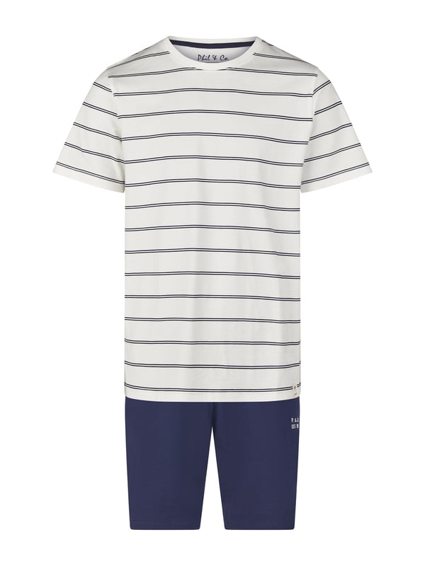 Comfortabele pyjama van Phil & Co. Berlin. De pyjama heeft een wijde, losse en knusse snit. De zeer elastische en zachte tailleband veroorzaakt weinig druk en maakt hem comfortabel om te dragen. De sets bestaan uit een broek en een top in verschillende dessins.