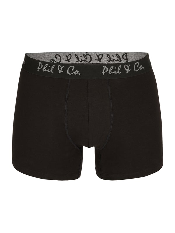 Calzoncillos en un paquete múltiple de Phil & Co.; ¡para todos aquellos a los que les gusta ir cómodos! Los conjuntos constan de tres calzoncillos retro en diferentes diseños. Los bañadores, diseñados con cariño, añaden variedad a tu armario. La mezcla de materiales de suave algodón y cómodas fibras elásticas garantiza el mantenimiento de la forma y la comodidad. Los calzoncillos no tienen costuras molestas en la zona del asiento. La cintura ancha en contraste da el toque final a los calzoncillos y garantiza que no se deslicen y permanezcan en su sitio, incluso bajo presión.