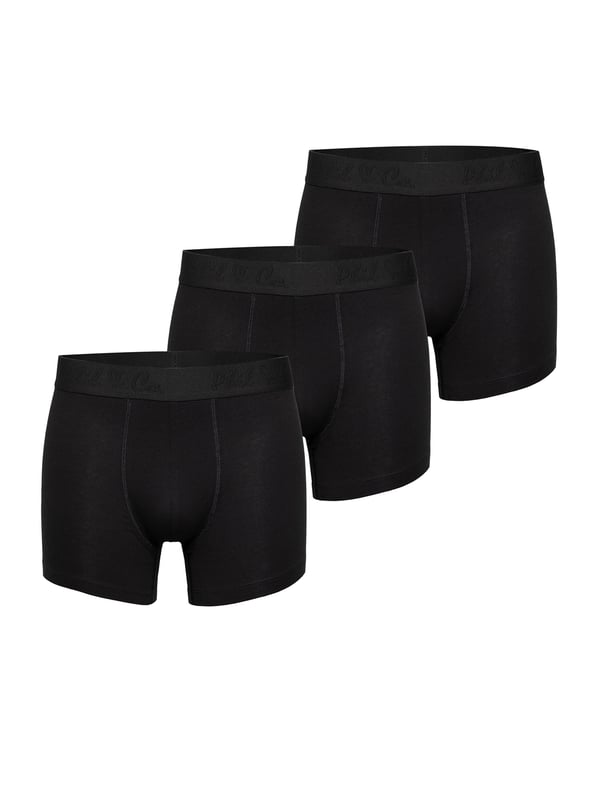 Calzoncillos en un paquete múltiple de Phil & Co.; ¡para todos aquellos a los que les gusta ir cómodos! Los conjuntos constan de tres calzoncillos retro en diferentes diseños. Los bañadores, diseñados con cariño, añaden variedad a tu armario. La mezcla de materiales de suave algodón y cómodas fibras elásticas garantiza el mantenimiento de la forma y la comodidad. Los calzoncillos no tienen costuras molestas en la zona del asiento. La cintura ancha en contraste da el toque final a los calzoncillos y garantiza que no se deslicen y permanezcan en su sitio, incluso bajo presión.