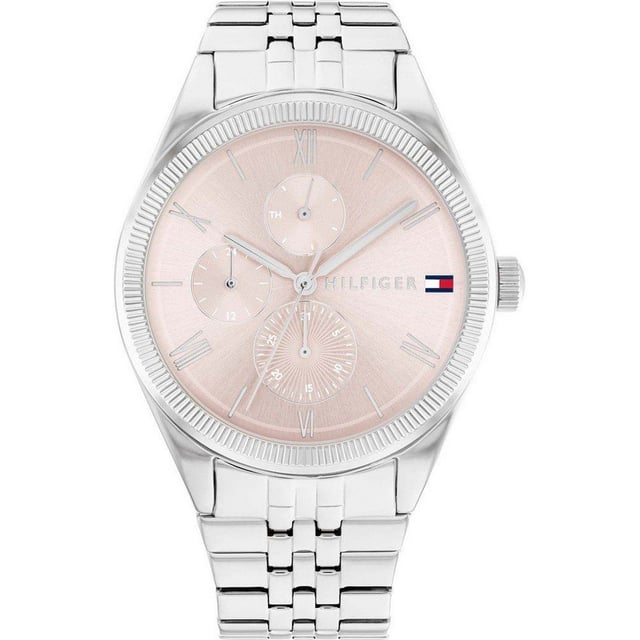 Tommy Hilfiger 1782590 - Reloj para mujer cuarzo acero inoxidable• material: acero inoxidable• cristal: minèral• pulsera: acero inoxidable• correa: gris• resistencia al agua: 0 m (0 ATM)• tamaño de la caja: 38 mm