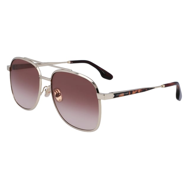 Gafas de sol de mujer de color dorado - Victoria Beckham VB233S5817702• material: metal• color: dorado• tamaño: 58/17/140 mm (longitud de la lente / ancho del puente / longitud de la varilla)  CATEGORY 2