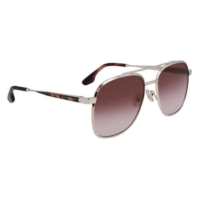 Gafas de sol de mujer de color dorado - Victoria Beckham VB233S5817702• material: metal• color: dorado• tamaño: 58/17/140 mm (longitud de la lente / ancho del puente / longitud de la varilla)  CATEGORY 2