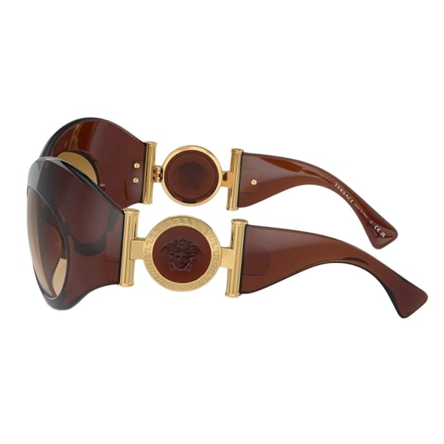 Gafas de sol de mujer de color marrón - Versace VE4462-54462L• material: acetato• color: marrón• tamaño: 58/21/145 mm (longitud de la lente / ancho del puente / longitud de la varilla)  CATEGORY 3