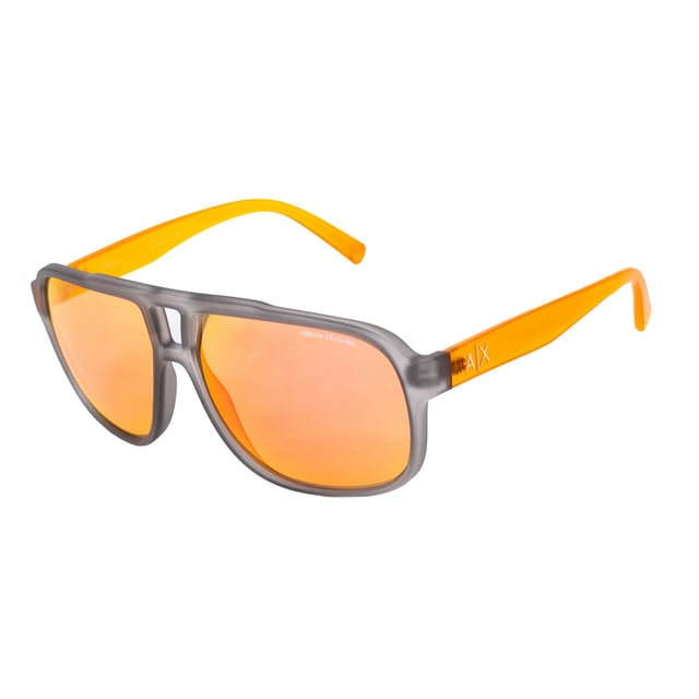 Gafas de sol de mujer de color gris y amarillo - Armani Exchange AX4104S8328F6• material: resina• color: gris y amarillo• tamaño: 55/20/145 mm (longitud de la lente / ancho del puente / longitud de la varilla)  Category 1