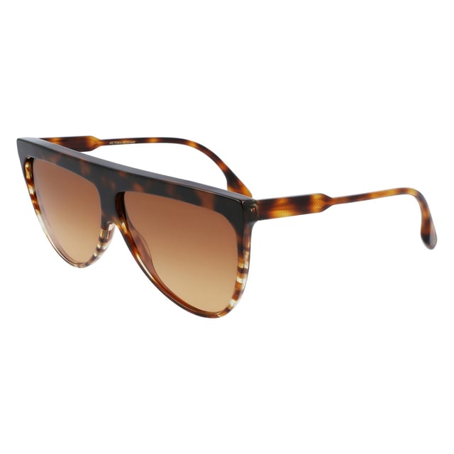 Damen-Sonnenbrillen der Farbe Braun - Victoria Beckham VB619S6509211• material: Acetat• farbe: Braun• maße: 65/09/145 mm (Glasbreite / Stegbreite / Bügellänge)  CATEGORY 2