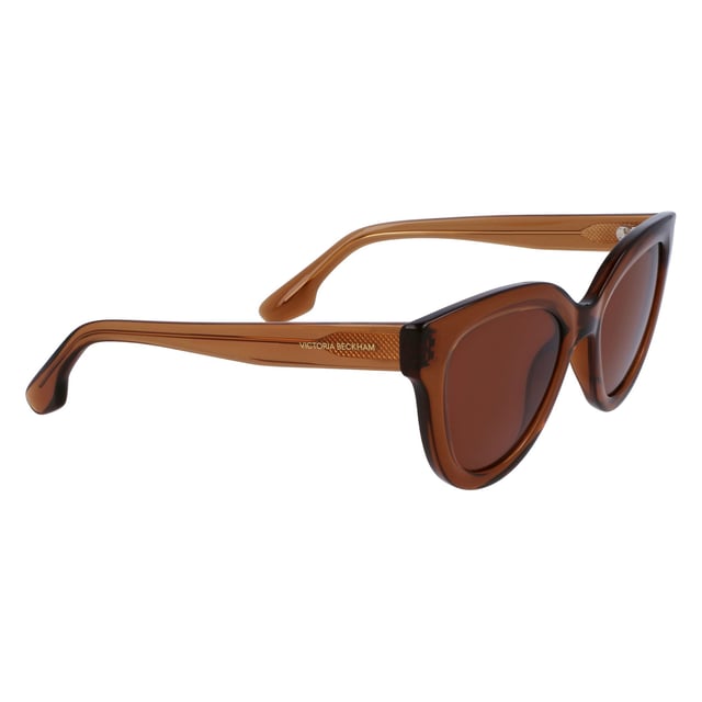 Damen-Sonnenbrillen der Farbe Braun - Victoria Beckham VB649S-240• material: Spritzguss• farbe: Braun• maße: 52/21/140 mm (Glasbreite / Stegbreite / Bügellänge)  CATEGORY 3