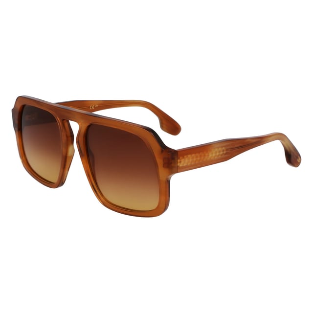 Damen-Sonnenbrillen der Farbe Golden - Victoria Beckham VB674S5319773• material: Acetat• farbe: Golden• maße: 53/19/140 mm (Glasbreite / Stegbreite / Bügellänge)  FILTER 3