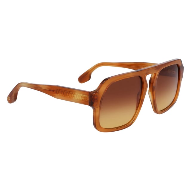 Damen-Sonnenbrillen der Farbe Golden - Victoria Beckham VB674S5319773• material: Acetat• farbe: Golden• maße: 53/19/140 mm (Glasbreite / Stegbreite / Bügellänge)  FILTER 3