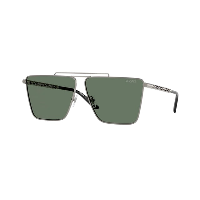 Gafas de sol de mujer de color gris - Versace VE226610013H6• material: metal• color: gris• tamaño: 64/11/145 mm (longitud de la lente / ancho del puente / longitud de la varilla)  CATEGORY 3 -100% UV PROTECTION