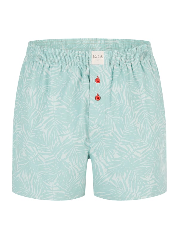 Bequeme Web-Boxershorts aus weich verarbeitetem Material. Die Shorts sind weit und locker geschnitten. Der sehr elastische, weiche Bund verursacht wenig Druck und sorgt für ein angenehmes Tragegefühl. Außerdem besitzen diese Unterhosen einen verdeckten und einfach geknöpften Eingriff sowie ein Label vorn am Bund.