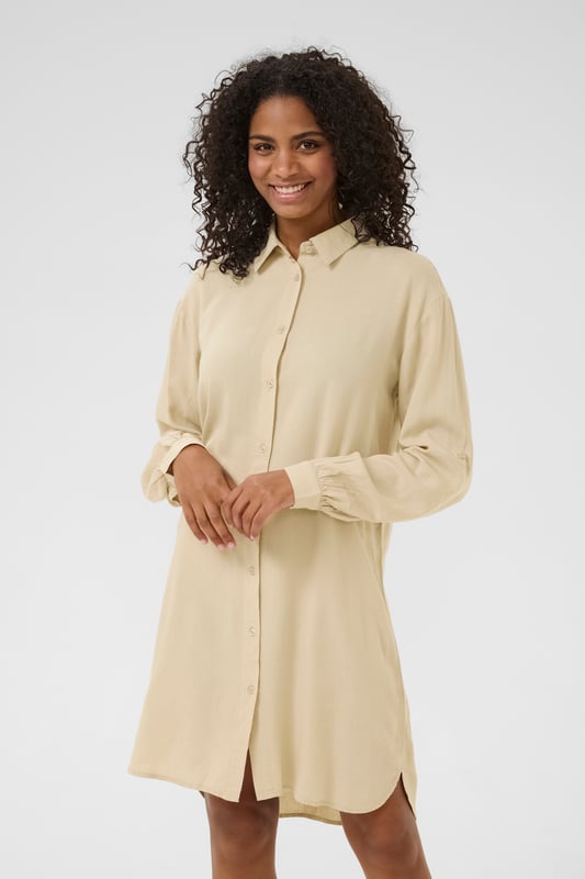Loose fit,Über Knielänge,Lange Ärmel    70% Viskose (LivaEco™),30% Leinen