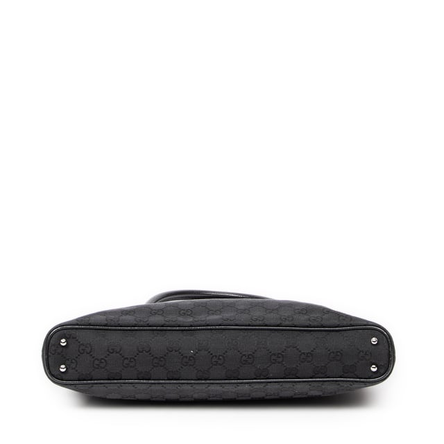 Gucci Bolsas Horizontal Jacquard Tote  Bolso bandolera en Negro Lienzo y Plata hardware. El producto está en en Excelentes Condiciones (A).
  Dimensiones: 35.5x21x6 cm 
  Accesorios incluidos: Dustbag
    
  BrandCo Paris encuentra artículos raros y en las mejores condiciones a precios increíbles. ¡Vale la pena tener paciencia! Compra con confianza: todos los artículos de BrandCo Paris son seleccionados y autenticados cuidadosamente por nuestro equipo de expertos.
  Todos los artículos vienen con un certificado de autenticidad y un embalaje entregado por BrandCo Paris.
  Tabla de clasificación de la condición del artículo
  N (como nuevo)
  AA (perfecto estado)
  A (excelente estado)
  AB (muy buen estado)
  B (bueno/regular)