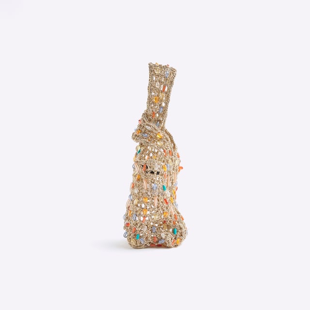 River Island Womens Beige Beaded Grab Bag Top handle, Beaded embellishment, Net design, H: 16cm x W: 18cm x D: 9cmAbout the brandFASHION IS OUR DNARiver Island is an icon of the British high street. Inspired by the latest trends and our heritage style archives, we've been serving style and leading trends for over sixty years.We make fashion for real people with real lives, who want to look real good. Because life's a celebration - let's dress for it.