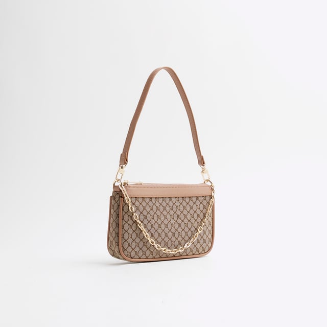 Jacquard fabric, RI monogram print, Grab handle, Adjustable strap, Zip fastening, Handle length: 22cm, Bag dimensions: H: 15.5cm x D: 4.5cm x W: 24cmAbout the brandFASHION IS OUR DNARiver Island is an icon of the British high street. Inspired by the latest trends and our heritage style archives, we've been serving style and leading trends for over sixty years.We make fashion for real people with real lives, who want to look real good. Because life's a celebration - let's dress for it.